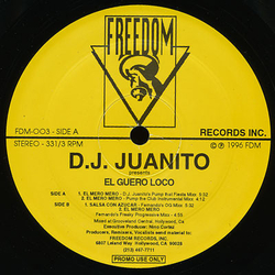DJ Juanito El Guero Loco Vinyl 12" USED