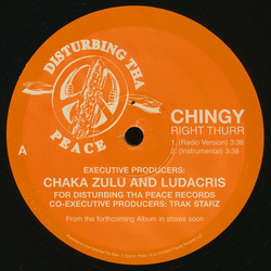Chingy Right Thurr / Mobb Wit Me Vinyl 12" USED