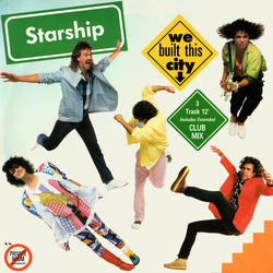 Starship (2) We Built This City Vinyl 12" USED