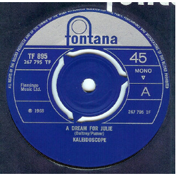 Kaleidoscope (2) A Dream For Julie Vinyl 7" USED