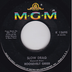 Roosevelt Grier Slow Drag / Yesterday Vinyl 7" USED
