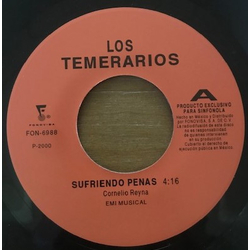 Los Temerarios (2) Sufriendo Penas Vinyl 7" USED