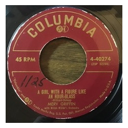 Merv Griffin A Girl With A Figure Like An Hour-Glass / Much Too Young To Die Vinyl 7" USED
