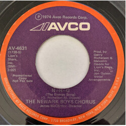 Newark Boys Chorus N-R-G USED VINYL 7INCH PROMO