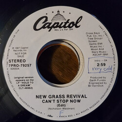 New Grass Revival Can't Stop Now USED VINYL 7INCH 45 RPM PROMO