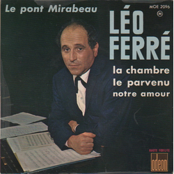 Léo Ferré Le Pont Mirabeau Vinyl 7" USED