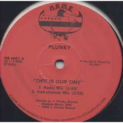 Plunky Nkabinde This Is Our Time Vinyl 12" USED