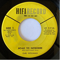 Earl Holliman Road To Nowhere / There'll Be No Teardrops Tonight Vinyl 7" USED