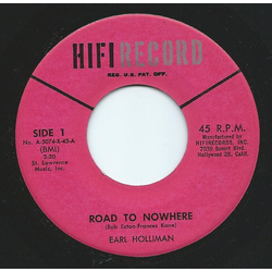 Earl Holliman Road To Nowhere / There'll Be No Teardrops Tonight Vinyl 7" USED