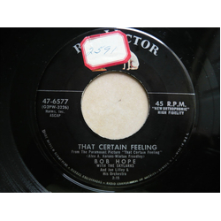 Bob Hope / The Skylarks / Joe Lilley And His Orchestra That Certain Feeling Vinyl 7" USED