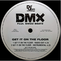 DMX / Swizz Beatz Get It On The Floor Vinyl 12" USED