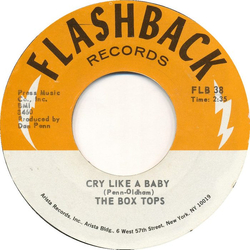 Box Tops Cry Like A Baby / The Door You Closed To Me Vinyl 7" USED