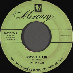 Lloyd Ellis Boogie Blues Vinyl 7" USED