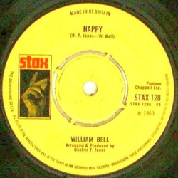 William Bell Happy Vinyl 7" USED