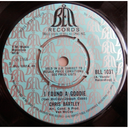 Chris Bartley I Found A Goodie Vinyl 7" USED