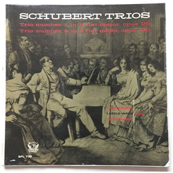 Felix Galimir / Laszlo Varga / István Nadás Schubert Trios Vinyl LP USED
