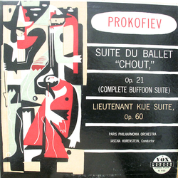 Sergei Prokofiev / Orchestre National De France / Jascha Horenstein Suite Du Ballet "Chout," Op. 21 (Complete Buffoon Suite) / Lieutenant Kije Suite, 