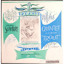 Franz Schubert Quintet In A Major, "Trout" Vinyl LP USED