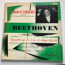 Ludwig van Beethoven / Hermann Scherchen / Orchester Der Wiener Staatsoper Symphony No. 7 Vinyl LP USED