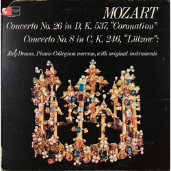 Wolfgang Amadeus Mozart / Jörg Demus / Collegium Aureum Piano Concerto No. 26 (Coronation) ; Piano Concerto No. 8 (Lützow) Vinyl LP USED