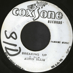 Alton Ellis / Sound Dimension Breaking Up / Breaking Up (Ver.) Vinyl 7" USED