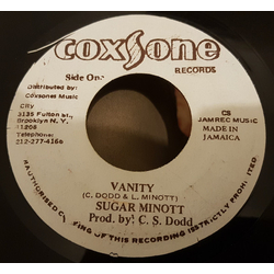Sugar Minott Vanity Vinyl 7" USED
