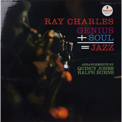 Ray Charles Genius + Soul = Jazz Vinyl LP USED