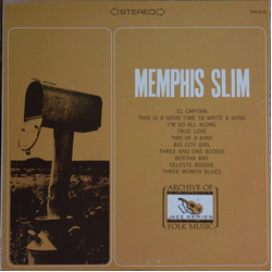 Memphis Slim Memphis Slim Vinyl LP USED