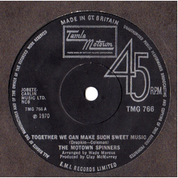 Spinners Together We Can Make Such Sweet Music Vinyl 7" USED