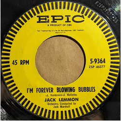 Jack Lemmon I'm Forever Blowing Bubbles / I Cover The Waterfront Vinyl 7" USED