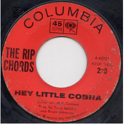 The Rip Chords Hey Little Cobra / The Queen Vinyl 7" USED