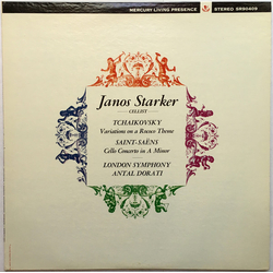 Janos Starker / London Symphony Orchestra / Antal Dorati / Pyotr Ilyich Tchaikovsky / Camille Saint-Saëns Variations On A Rococo Theme Vinyl LP USED