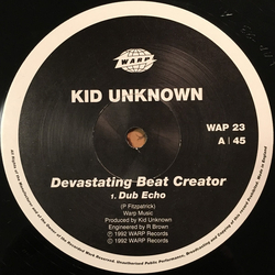 Kid Unknown Devastating Beat Creator Vinyl 12" USED