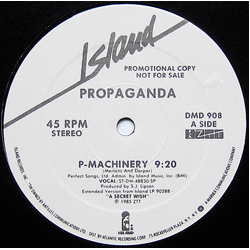 Propaganda P-Machinery Vinyl 12" USED