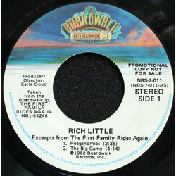 Rich Little Excerpts From The First Family Rides Again Vinyl 7" USED