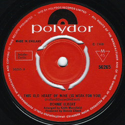 Donnie Elbert This Old Heart Of Mine (Is Weak For You)  / Run Little Girl Vinyl 7" USED