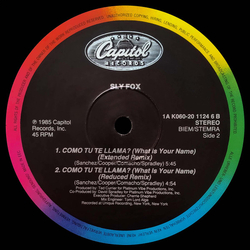 Sly Fox Let's Go All The Way Vinyl 12" USED