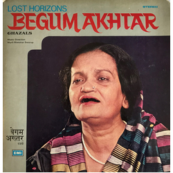 Begum Akhtar Lost Horizons (Ghazals) Vinyl LP USED