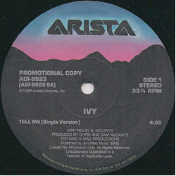 Ivy (2) Tell Me Vinyl 12" USED
