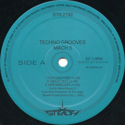 Techno Grooves Mach 5 Vinyl 12" USED