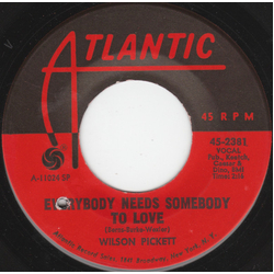 Wilson Pickett Everybody Needs Somebody To Love / Nothing You Can Do Vinyl 7" USED
