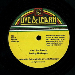 Freddie McGregor Yes I Am Ready Vinyl 12" USED