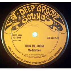 The Meditations Turn Me Loose Vinyl 12" USED