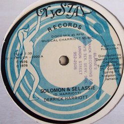Derrick Harriott Solomon & Selassie Vinyl 12" USED