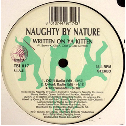 Naughty By Nature Written On Ya Kitten / Klickow-Klickow Vinyl 12" USED