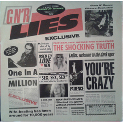 Guns N' Roses G N' R Lies Vinyl LP USED