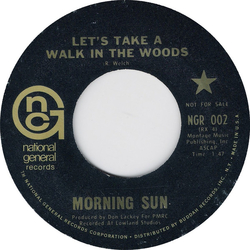 Morning Sun (2) Let's Take A Walk In The Woods Vinyl 7" USED