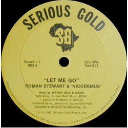 Roman Stewart / Nicodemus Let Me Go Vinyl 12" USED
