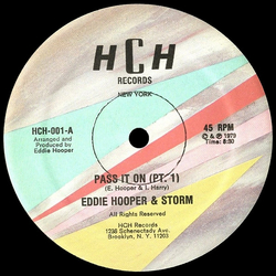 Eddie Hooper / Storm Band Pass It On Vinyl 12" USED