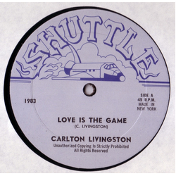 Carlton Livingston Love Is The Game Vinyl 12" USED